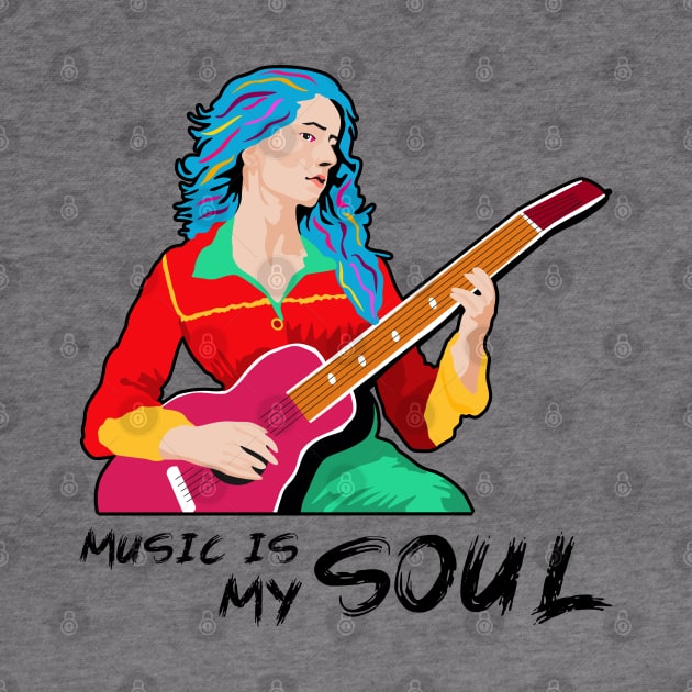 Music is My Soul by Womens Art Store